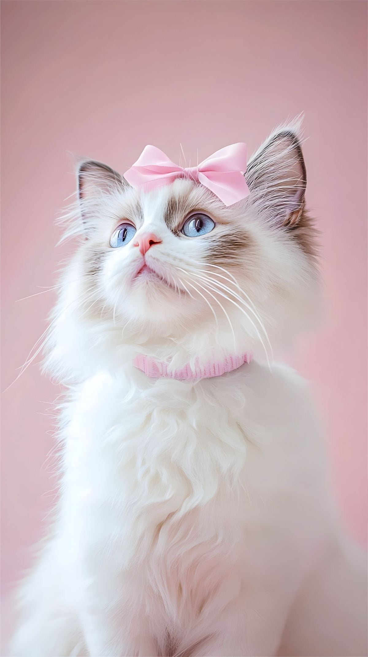 Cat wearing collars