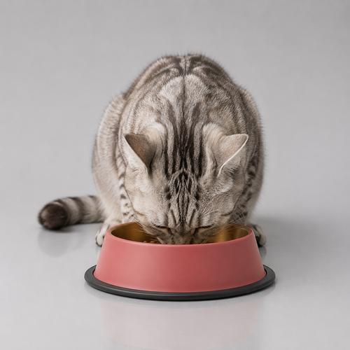 Set of 2 anti-skid steel pet bowls – durable non-slip feeding bowls for cats and dogs