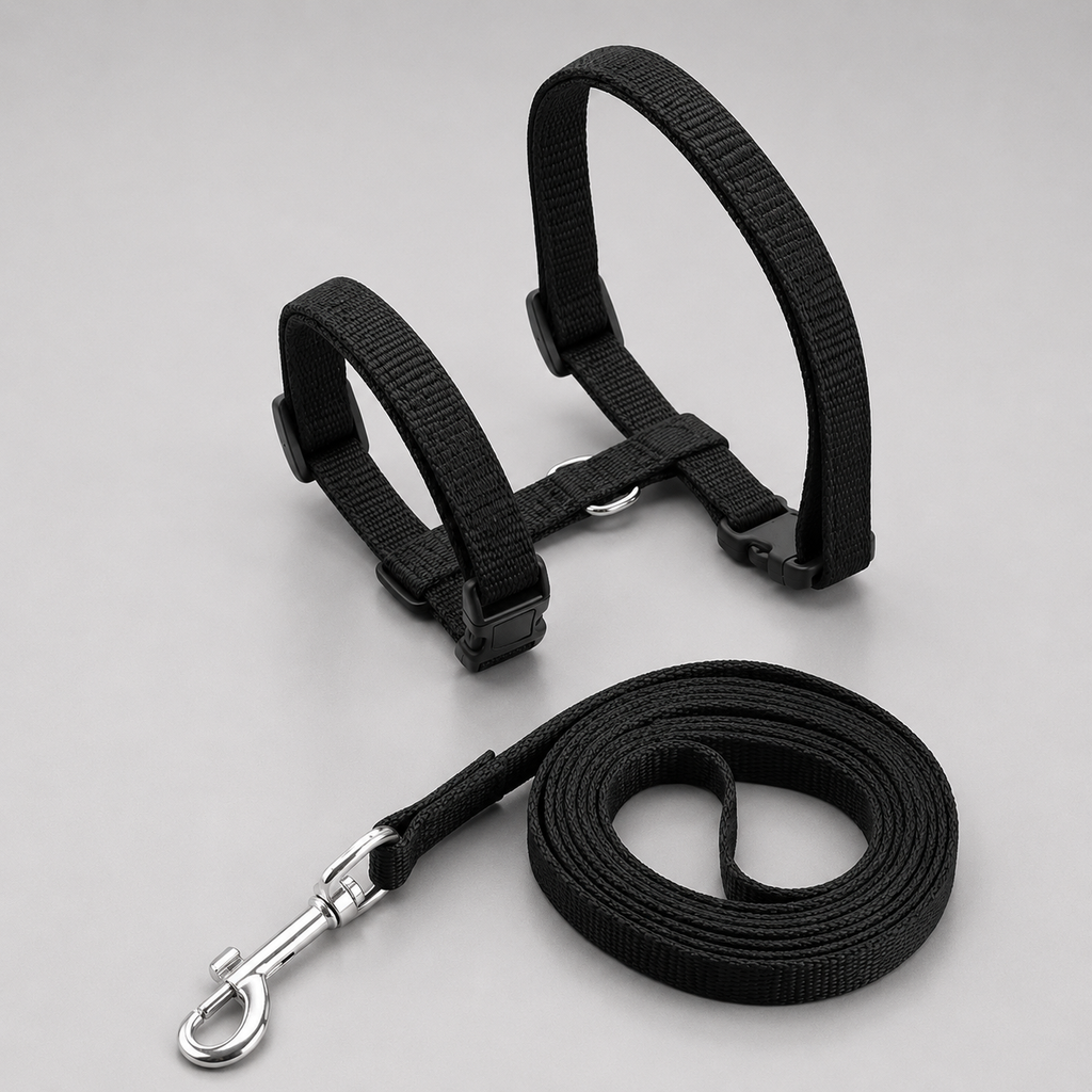 Body belt cat harness and leash set – adjustable soft harness for cats India