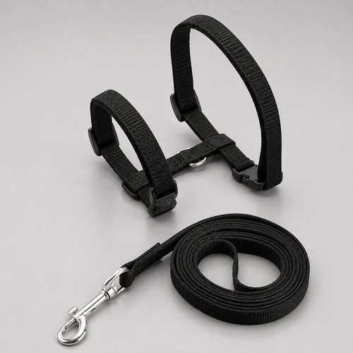 Body belt cat harness and leash set – adjustable soft harness for cats India