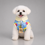 Small dog cartoon t-shirt – soft cotton printed tee for puppies