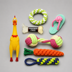 Dog chew toys collection – durable rubber and nylon chew toys for puppies India