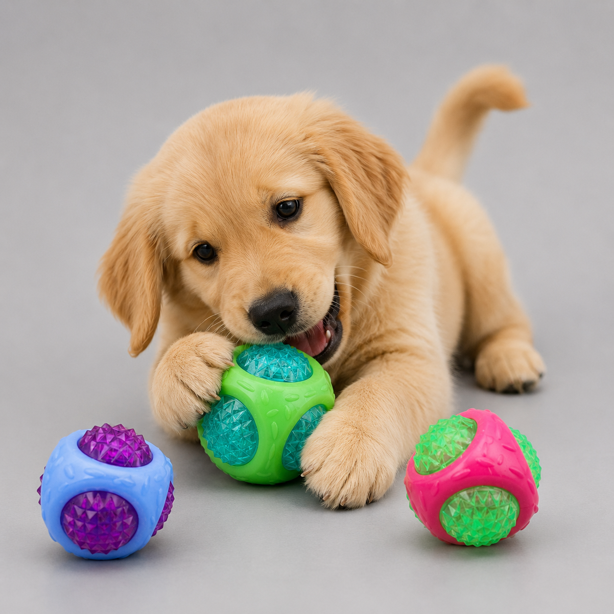 Floating ball toy for dogs – durable water fetch toy for puppies