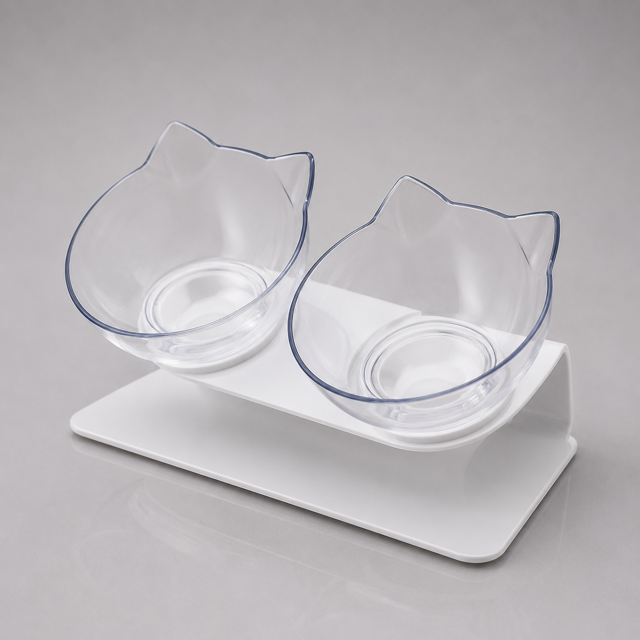 Elevated double feeding bowl set for dogs – raised food and water bowls India