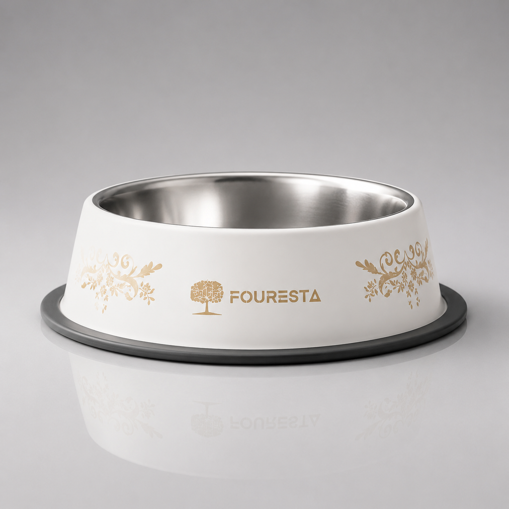 Non-skid stainless steel pet bowl – anti-slip food bowl for dogs and cats India