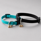 Nylon cat collar combo pack of 2 – adjustable multicolor kitten collars
