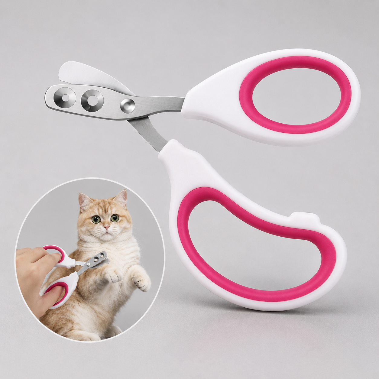 Safe pet nail clipper for cats and small dogs – sharp stainless steel claw trimmer India