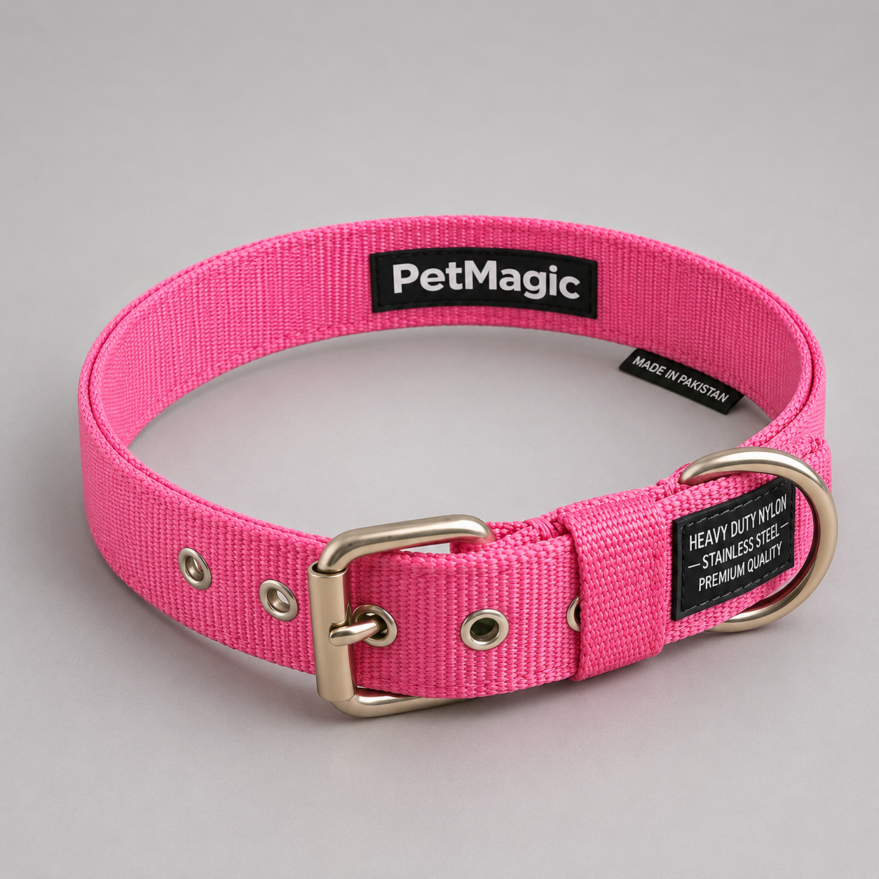 Dog collar and leash combo pack of 2 – nylon adjustable set for dogs India
