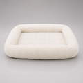 Wool faux fur rectangle pet bed – soft warm sleeping mat for dogs and cats India